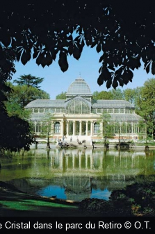 Palais de Cristal dans le parc du Retiro  O.T. Espagne