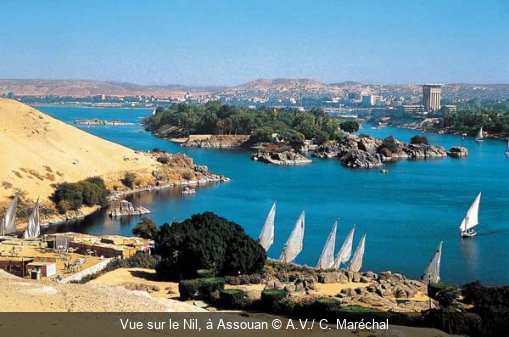 Vue sur le Nil, à Assouan A.V./ C. Maréchal