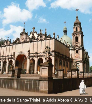 Cathédrale de la Sainte-Trinité, à Addis Abeba A.V./ B. Metzdorf