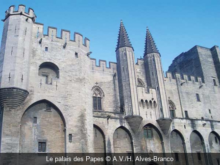 Le palais des Papes A.V./H. Alves-Branco
