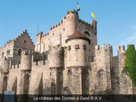 Le château des Comtes à Gand A.V.
