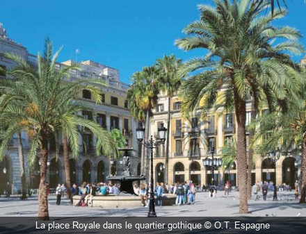 La place Royale dans le quartier gothique O.T. Espagne