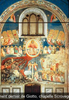 Le Jugement dernier de Giotto, chapelle Scrovegni D.R.