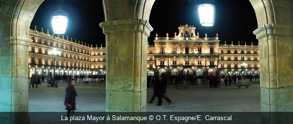 La plaza Mayor à Salamanque O.T. Espagne/E. Carrascal