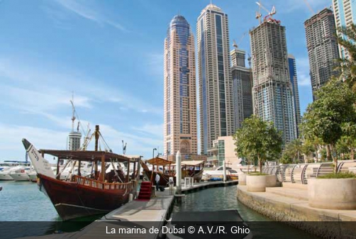 La marina de Dubai A.V./R. Ghio