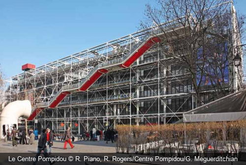 Le Centre Pompidou R. Piano, R. Rogers/Centre Pompidou/G. Meguerditchian
