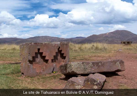 Le site de Tiahuanaco en Bolivie A.V./T. Dominguez