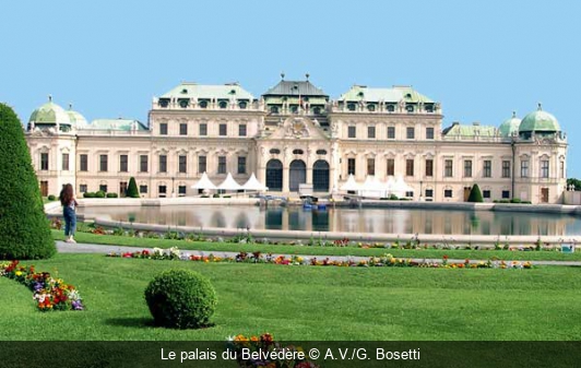 Le palais du Belvédère A.V./G. Bosetti