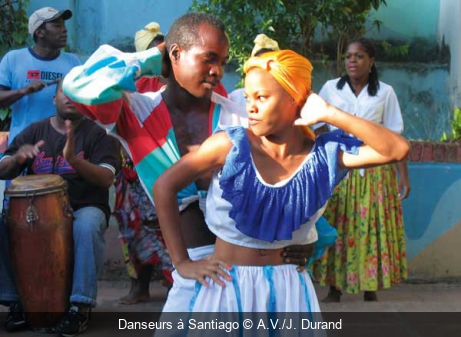 Danseurs à Santiago A.V./J. Durand