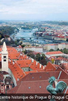 Vue sur le centre historique de Prague Prague City Tourism
