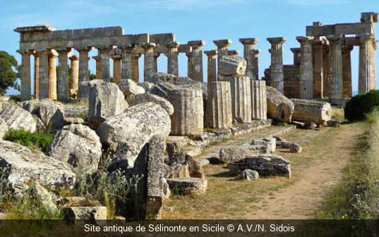 Site antique de Sélinonte en Sicile A.V./N. Sidois