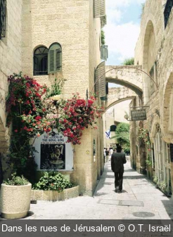 Dans les rues de Jérusalem O.T. Israël