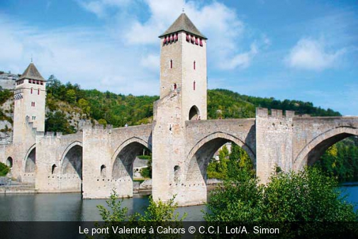 Le pont Valentré à Cahors C.C.I. Lot/A. Simon