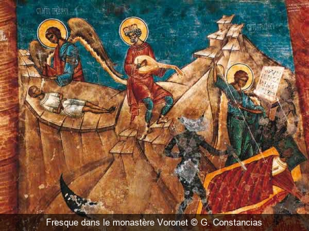 Fresque dans le monastère Voronet G. Constancias