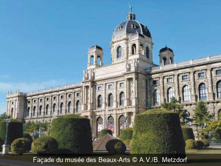 Façade du musée des Beaux-Arts A.V./B. Metzdorf