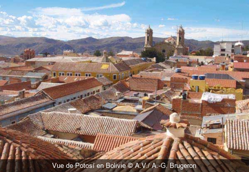 Vue de Potosí en Bolivie A.V./ A.-G. Brugeron