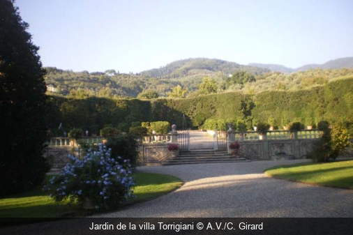 Jardin de la villa Torrigiani A.V./C. Girard