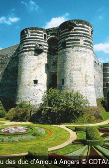 Le château des duc d’Anjou à Angers CDTA/J.-P. Klein
