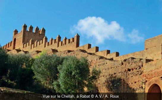Vue sur le Chellah, à Rabat A.V./ A. Roux