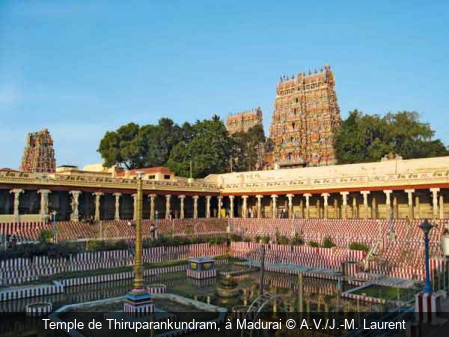 Temple de Thiruparankundram, à Madurai A.V./J.-M. Laurent
