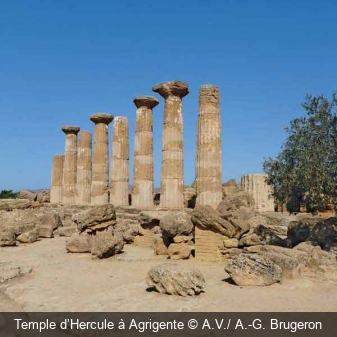 Temple d’Hercule à Agrigente A.V./ A.-G. Brugeron