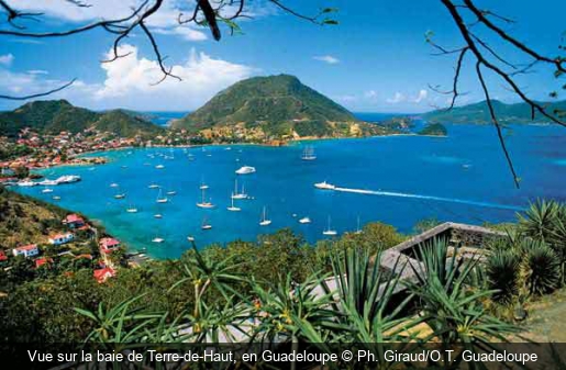 Vue sur la baie de Terre-de-Haut, en Guadeloupe Ph. Giraud/O.T. Guadeloupe