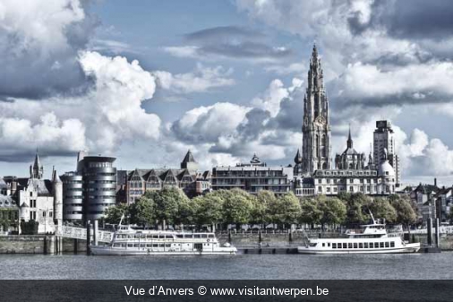 Vue d’Anvers www.visitantwerpen.be