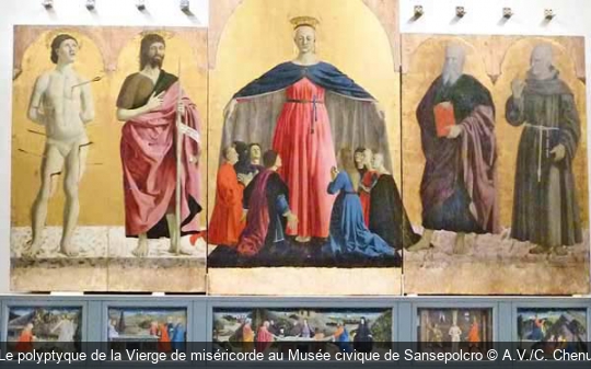 Le polyptyque de la Vierge de miséricorde au Musée civique de Sansepolcro A.V./C. Chenu