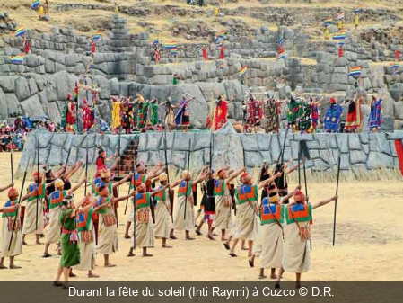 Durant la fête du soleil (Inti Raymi) à Cuzco D.R.