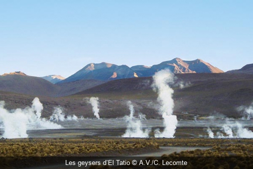Les geysers d’El Tatio A.V./C. Lecomte
