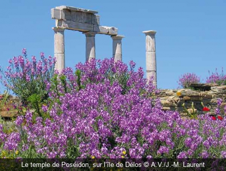 Le temple de Poséidon, sur l’île de Délos A.V./J.-M. Laurent