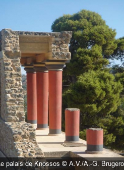 Le palais de Knossos A.V./A.-G. Brugeron