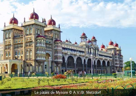 Le palais de Mysore A.V./B. Metzdorf