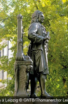 Statue de Bach à Leipzig GNTB/Thomanerchor Leipzig/G. Mothes