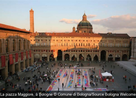 La piazza Maggiore, à Bologne Comune di Bologna/Source Bologna Welcome