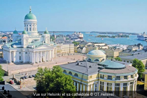 Vue sur Helsinki et sa cathédrale OT Helsinki