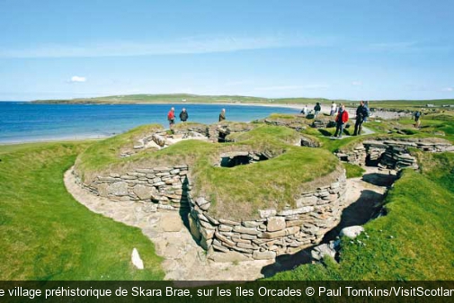 Le village préhistorique de Skara Brae, sur les îles Orcades Paul Tomkins/VisitScotland