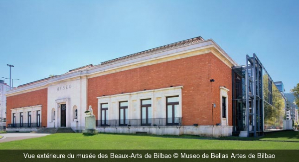 Vue extérieure du musée des Beaux-Arts de Bilbao Museo de Bellas Artes de Bilbao