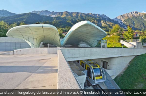 La station Hungerburg du funiculaire d’Innsbruck Innsbruck Tourismus/Christof Lackner