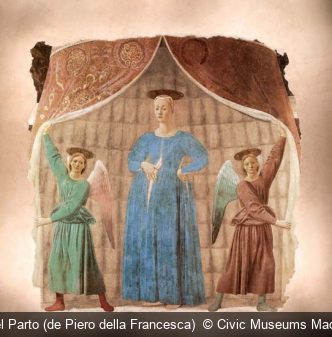 La Madonna del Parto (de Piero della Francesca)  Civic Museums Madonna del Parto