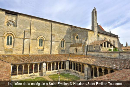 Le cloître de la collégiale à Saint-Émilion Heurisko/Saint-Émilion Tourisme