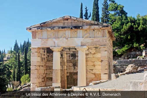 Le trésor des Athéniens à Delphes A.V./L. Domenach