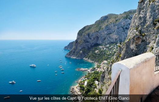 Vue sur les côtes de Capri Fototeca ENIT/Gino Cianci