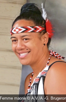 Femme maorie A.V./A.-G. Brugeron