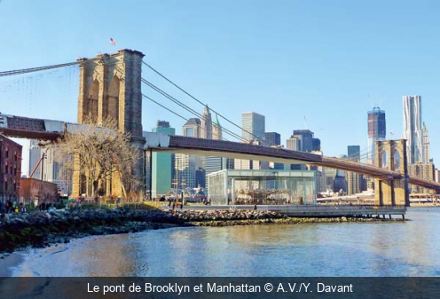 Le pont de Brooklyn et Manhattan A.V./Y. Davant