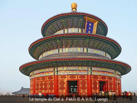 Le temple du Ciel à  Pékin A.V./L. Luengo