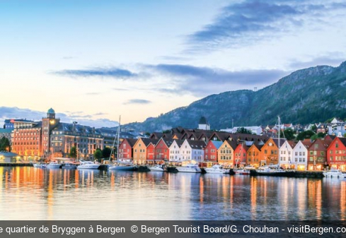 Le quartier de Bryggen à Bergen Bergen Tourist Board/G. Chouhan - visitBergen.com