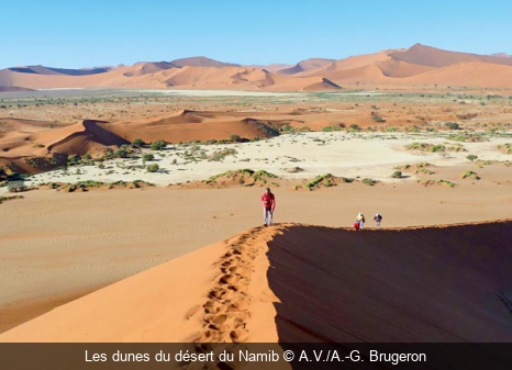 Les dunes du désert du Namib A.V./A.-G. Brugeron