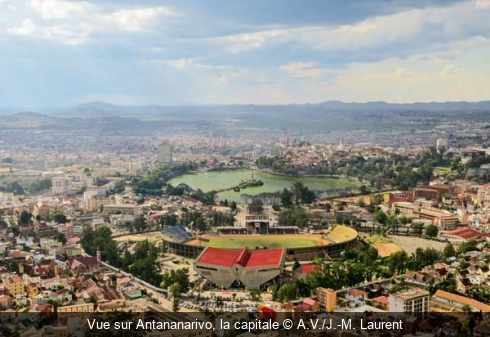 Vue sur Antananarivo, la capitale A.V./J.-M. Laurent