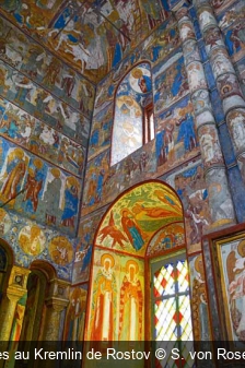 Fresques au Kremlin de Rostov S. von Rosenschild